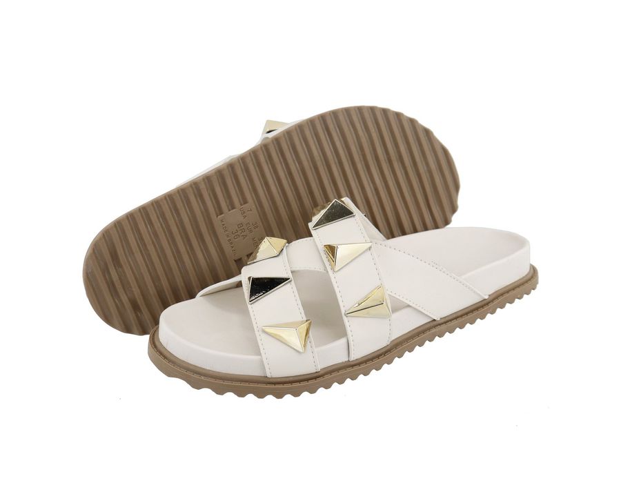 Flat Thais Off White | KUENTO SHOES