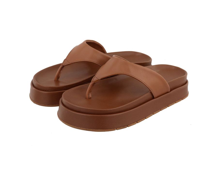 Flatform Elaine Caramelo | KUENTO SHOES