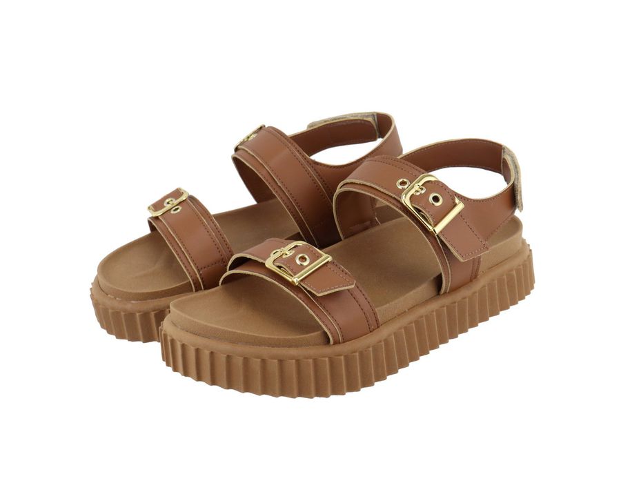 Flatform Nati Caramelo | KUENTO SHOES