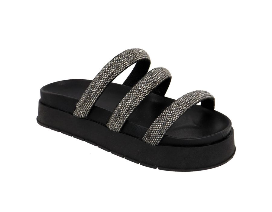 Flatform Tereza Preta | KUENTO SHOES