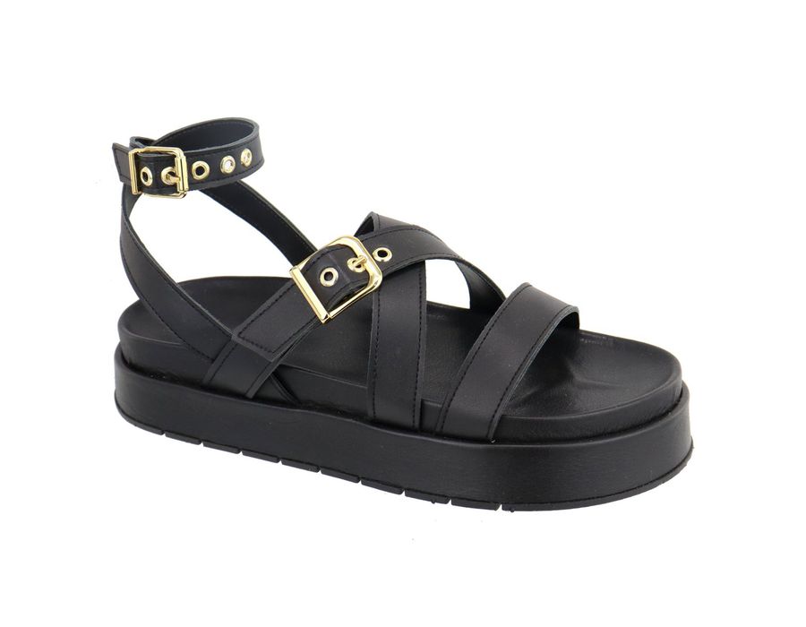 Flatform Sarah Preta | KUENTO SHOES