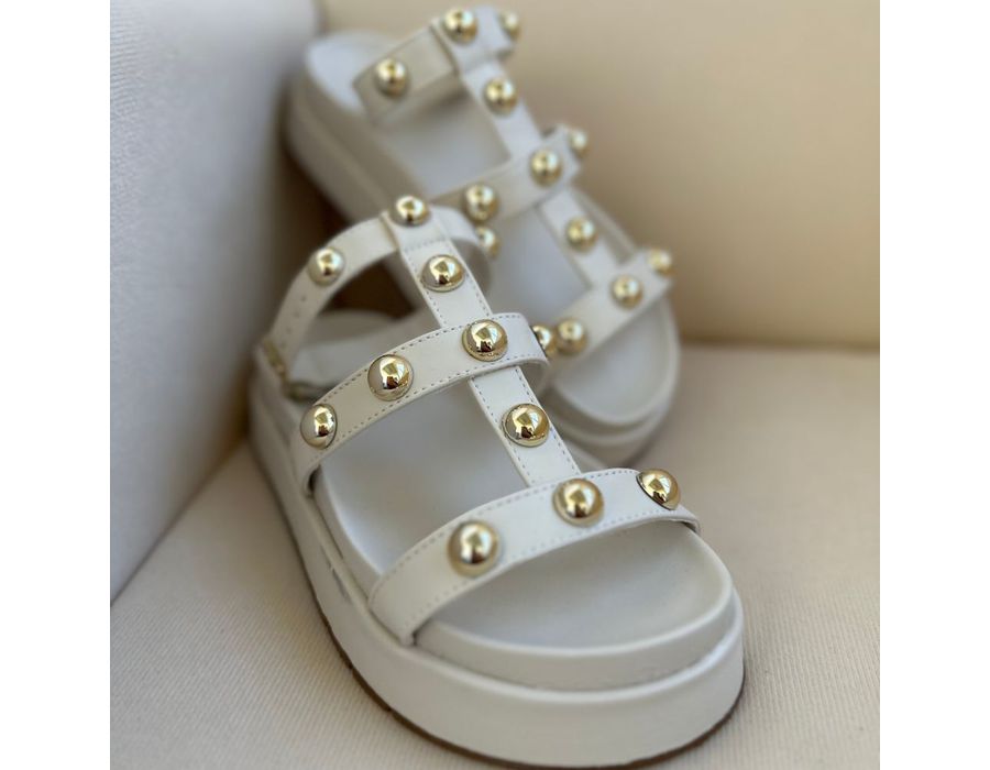 Flatform Virginia Off White | KUENTO SHOES